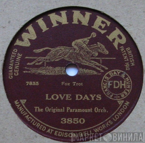 The Original Paramount Orchestra, Hurlingham Club Orchestra - Love Days / Blue