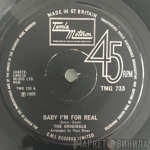 The Originals - Baby I'm For Real