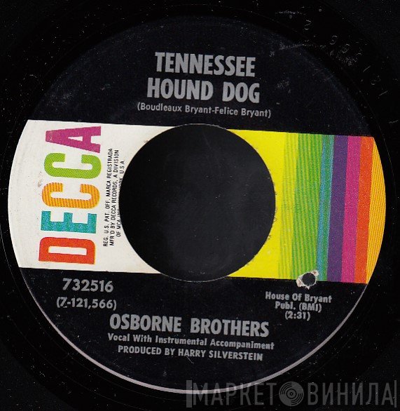 The Osborne Brothers - Tennessee Hound Dog / Thanks For All The Yesterdays