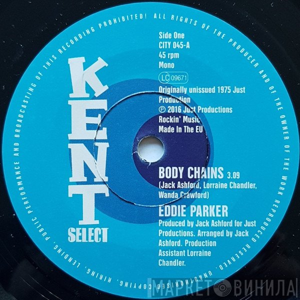 The Pace-Setters, Eddie Parker  - Body Chains / Push On Jesse Jackson