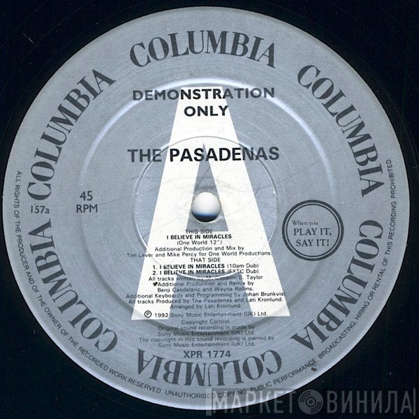 The Pasadenas - I Believe In Miracles