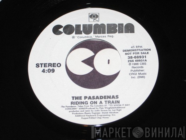 The Pasadenas  - Riding On A Train