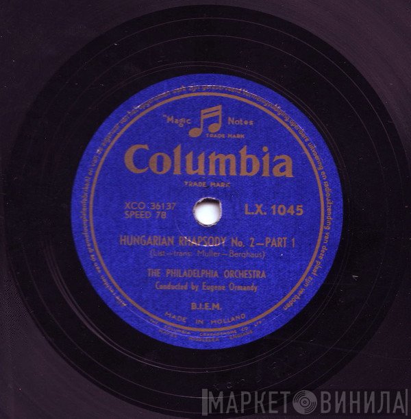 The Philadelphia Orchestra Conducted By Eugene Ormandy  - Hungarian Rhapsody No. 2