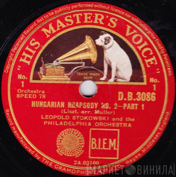 The Philadelphia Orchestra, Leopold Stokowski - Hungarian Rhapsody, No. 2