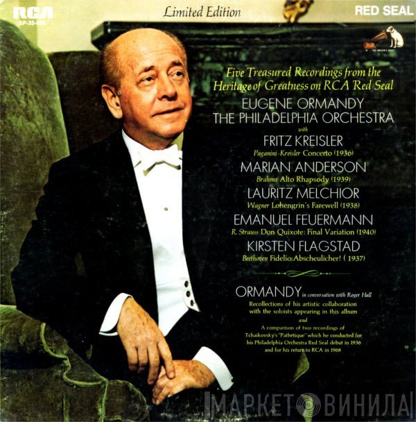 The Philadelphia Orchestra, Marian Anderson, Kirsten Flagstad, Fritz Kreisler, Eugene Ormandy, Lauritz Melchior, Emanuel Feuermann - Five Treasured Recordings From The Heritage Of Greatness On RCA Red Seal