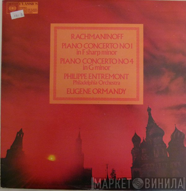 The Philadelphia Orchestra, Sergei Vasilyevich Rachmaninoff, Eugene Ormandy, Philippe Entremont - Piano Concerto Nos. 1 And 4