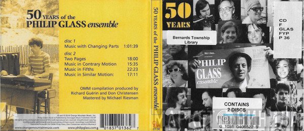 The Philip Glass Ensemble - 50 Years Of The Philip Glass Ensemble