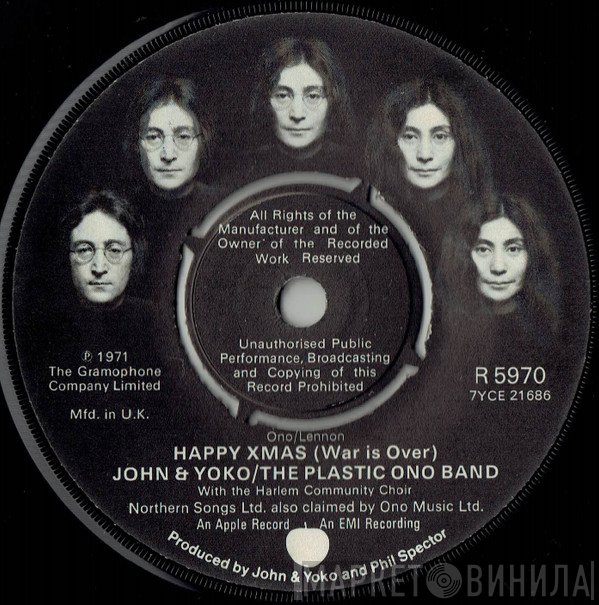The Plastic Ono Band, John Lennon & Yoko Ono - Happy Xmas (War Is Over)
