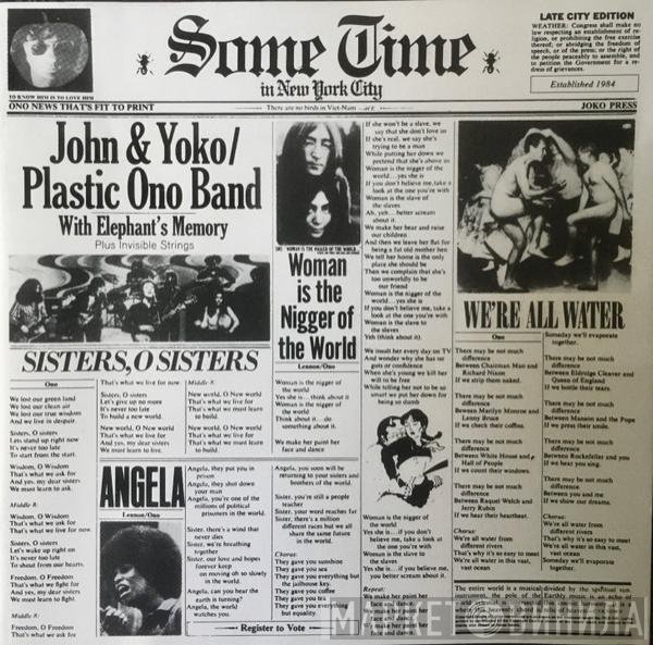 The Plastic Ono Band, John Lennon & Yoko Ono - Some Time In New York City