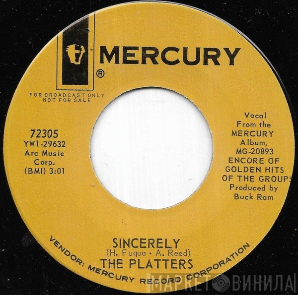 The Platters  - Sincerely
