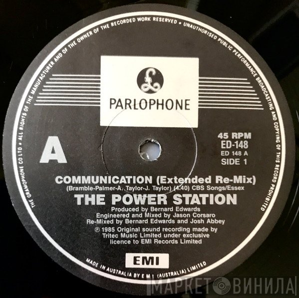 The Power Station  - Communication