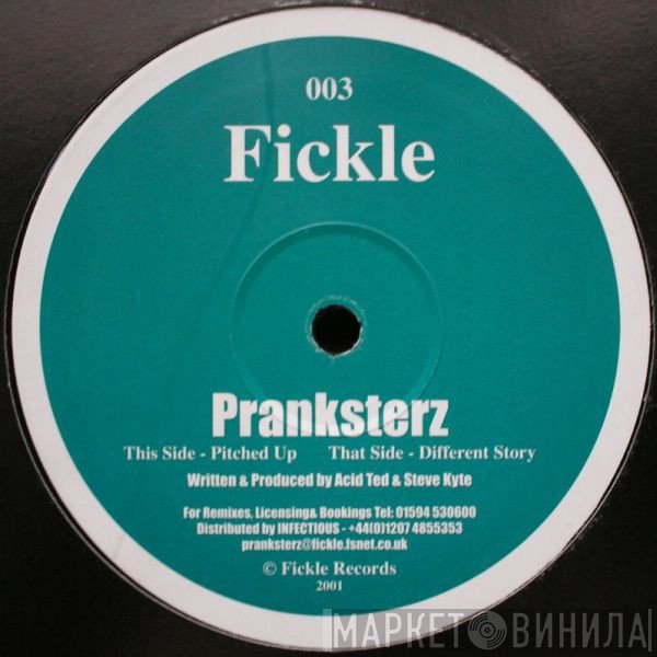The Pranksterz - Different Story / Pitched Up