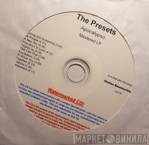 The Presets   - Apocalypso