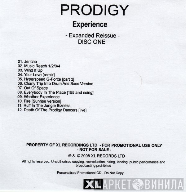 The Prodigy  - Experience - Expanded Reissue
