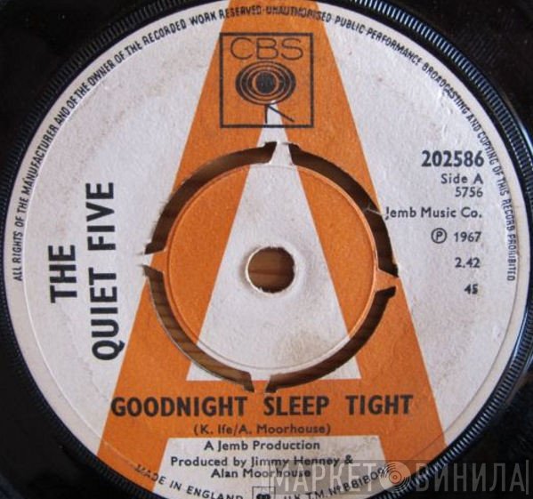 The Quiet Five - Goodnight Sleep Tight / Just For Tonight