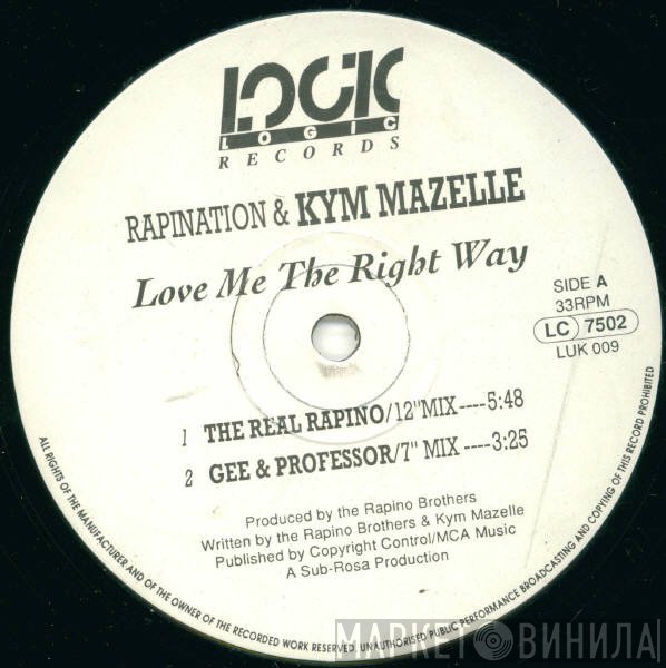 The Rapino Brothers, Kym Mazelle - Love Me The Right Way
