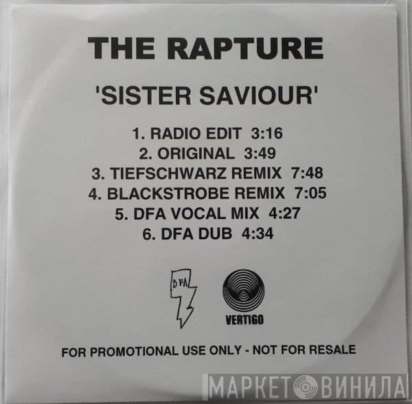 The Rapture - Sister Saviour (6 Mixes)