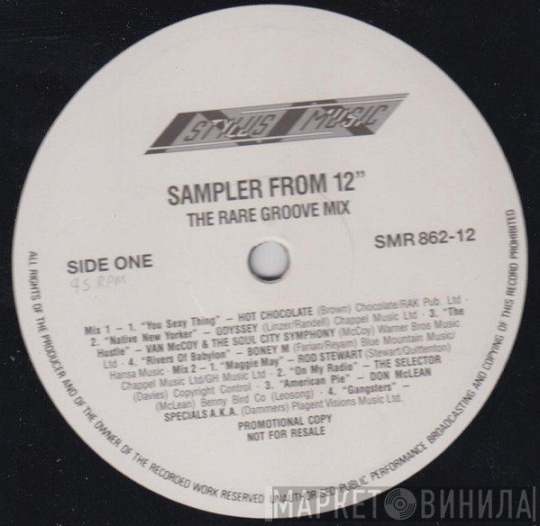  - The Rare Groove Mix - Sampler From 12"