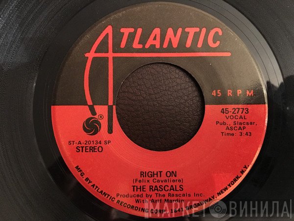The Rascals  - Right On