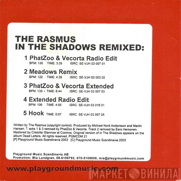 The Rasmus  - In The Shadows - Remixed