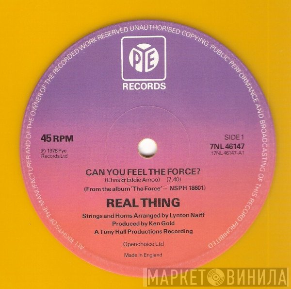 The Real Thing - Can You Feel The Force?