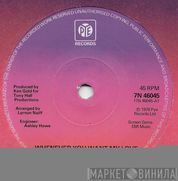 The Real Thing - Whenever You Want My Love