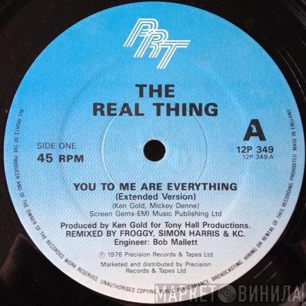 The Real Thing - You To Me Are Everything (Extended Version)