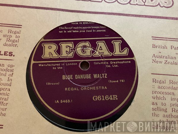 The Regal Orchestra - Blue Danube Waltz / Over The Waves Waltz 