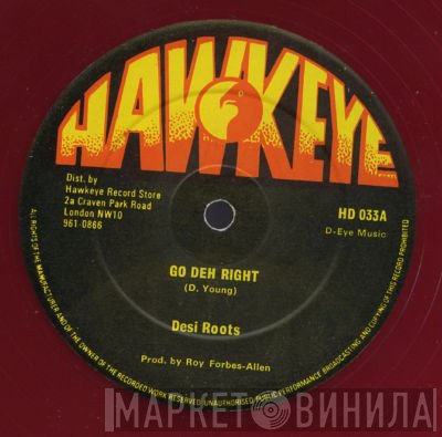 The Revolutionaries, Desi Roots - Go Deh Right / Go Right Deh