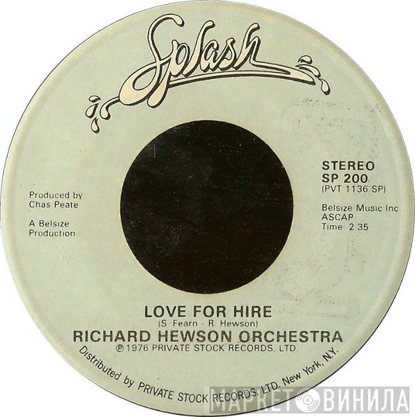 The Richard Hewson Orchestra - Love For Hire