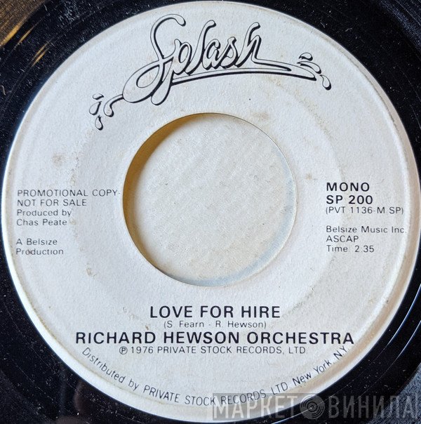 The Richard Hewson Orchestra - Love For Hire