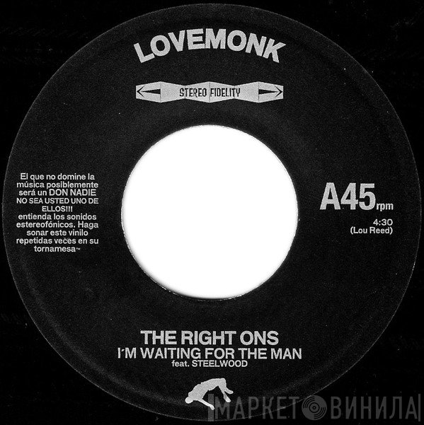The Right Ons - I'm Waiting For The Man / Hey Yeah!