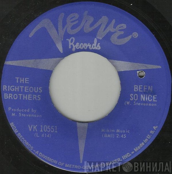 The Righteous Brothers - Been So Nice / Stranded In The Middle Of No Place