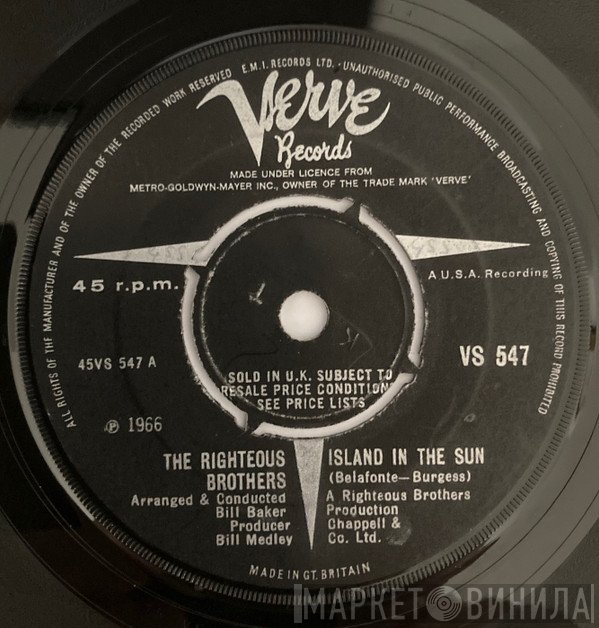 The Righteous Brothers - Island In The Sun