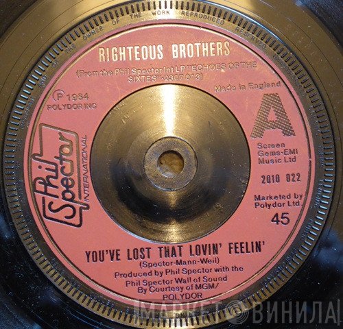 The Righteous Brothers - You've Lost That Lovin' Feeling / Rat Race