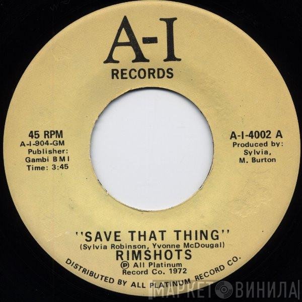 The Rimshots  - Save That Thing / Concerto In F