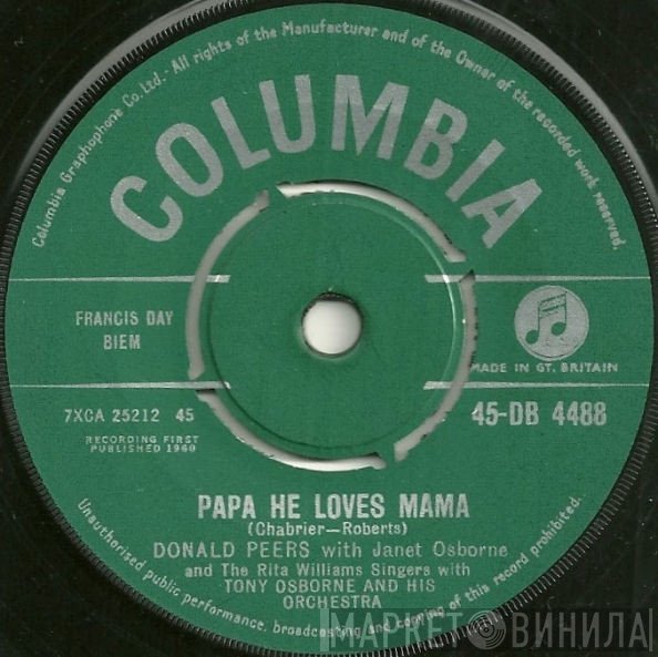 The Rita Williams Singers, Donald Peers - Papa He Loves Mama