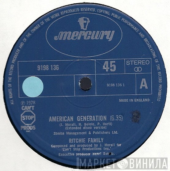 The Ritchie Family - American Generation