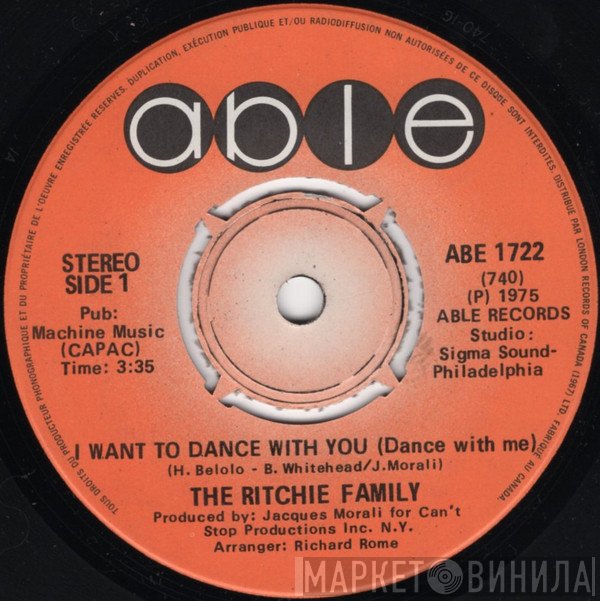 The Ritchie Family - I Want To Dance With You (Dance With Me)