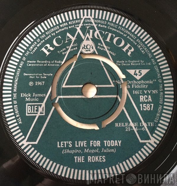 The Rokes  - Let's Live For Today / Ride On