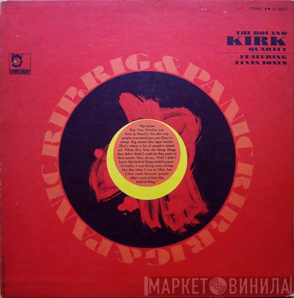 The Roland Kirk Quartet Featuring Elvin Jones  - Rip, Rig & Panic
