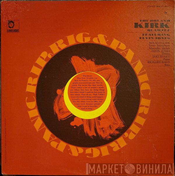The Roland Kirk Quartet Featuring Elvin Jones  - Rip, Rig & Panic