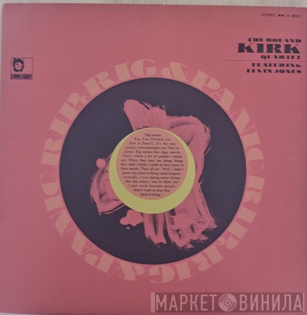 The Roland Kirk Quartet Featuring Elvin Jones  - Rip, Rig & Panic