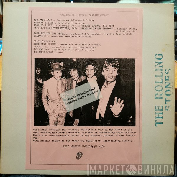 The Rolling Stones  - "STUDIO WORKS"