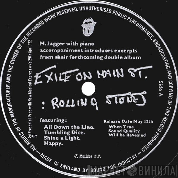 The Rolling Stones, Fanny , Curved Air - Untitled