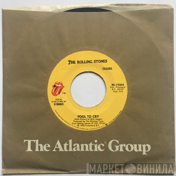 The Rolling Stones - Fool To Cry / Hot Stuff