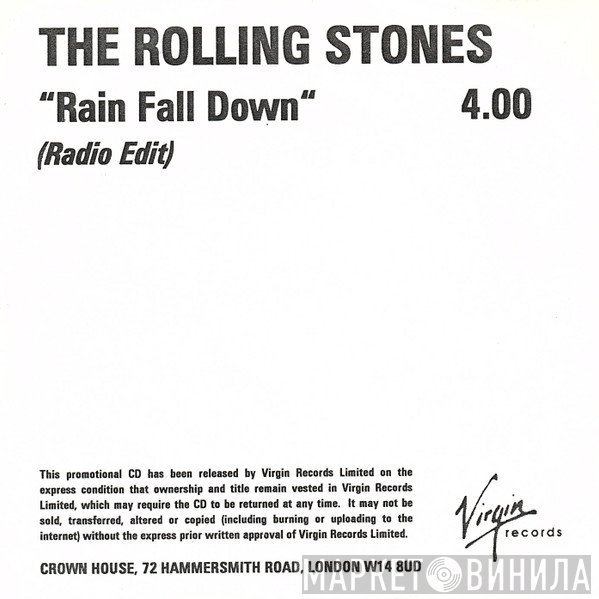 The Rolling Stones  - Rain Fall Down
