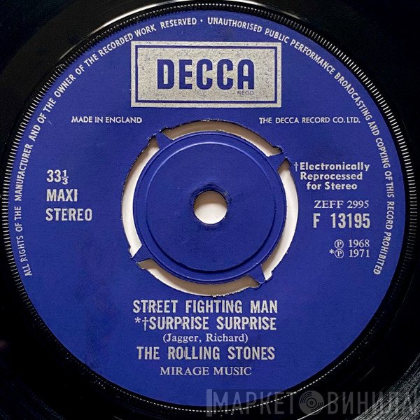 The Rolling Stones - Street Fighting Man / Surprise Surprise / Everybody Needs Somebody To Love