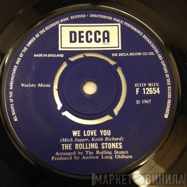 The Rolling Stones - We Love You / Dandelion
