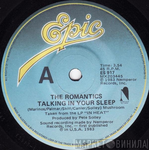 The Romantics  - Talking In Your Sleep